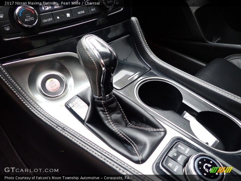 Pearl White / Charcoal 2017 Nissan Maxima Platinum