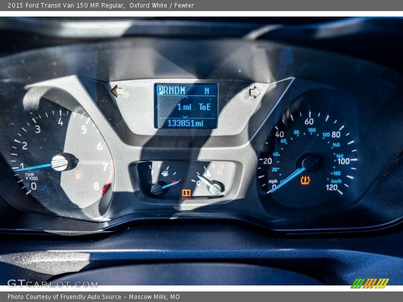 Oxford White / Pewter 2015 Ford Transit Van 150 MR Regular