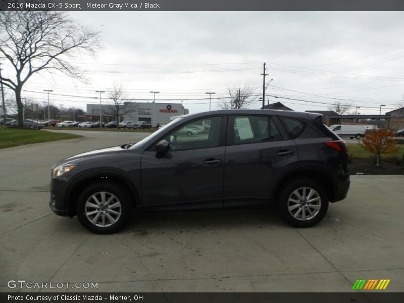 Meteor Gray Mica / Black 2016 Mazda CX-5 Sport
