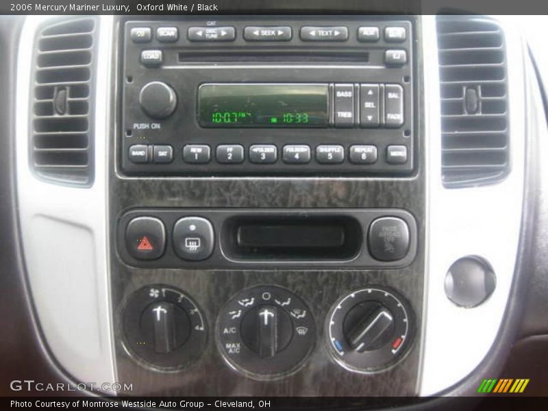 Oxford White / Black 2006 Mercury Mariner Luxury