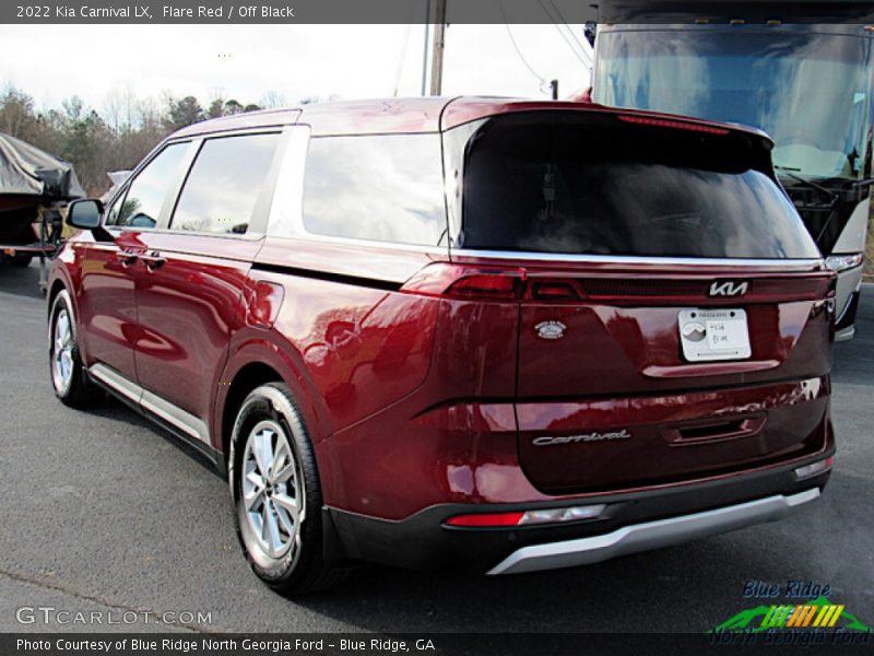 Flare Red / Off Black 2022 Kia Carnival LX