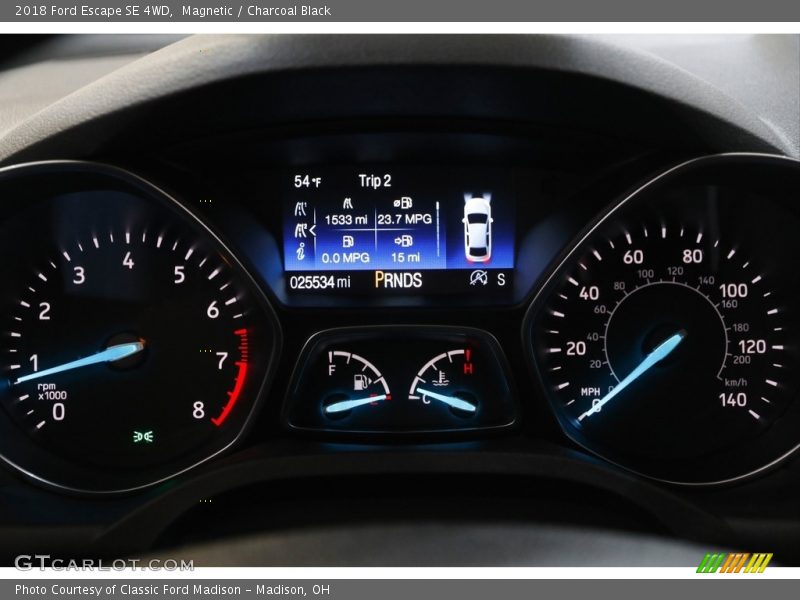 Magnetic / Charcoal Black 2018 Ford Escape SE 4WD