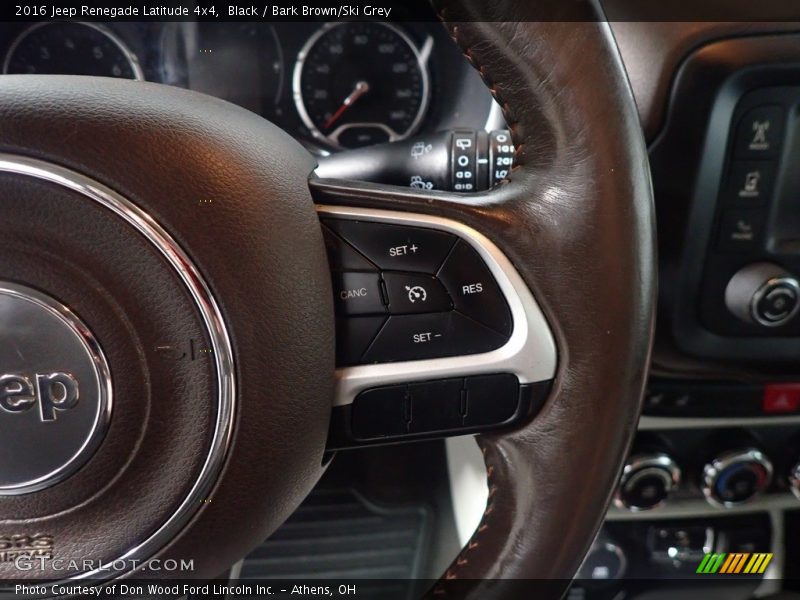 Black / Bark Brown/Ski Grey 2016 Jeep Renegade Latitude 4x4