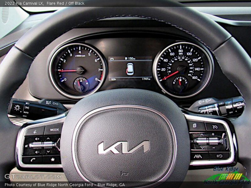 Flare Red / Off Black 2022 Kia Carnival LX
