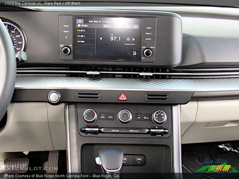 Flare Red / Off Black 2022 Kia Carnival LX