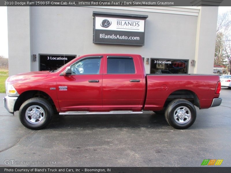 Inferno Red Crystal Pearl / Dark Slate/Medium Graystone 2010 Dodge Ram 2500 ST Crew Cab 4x4