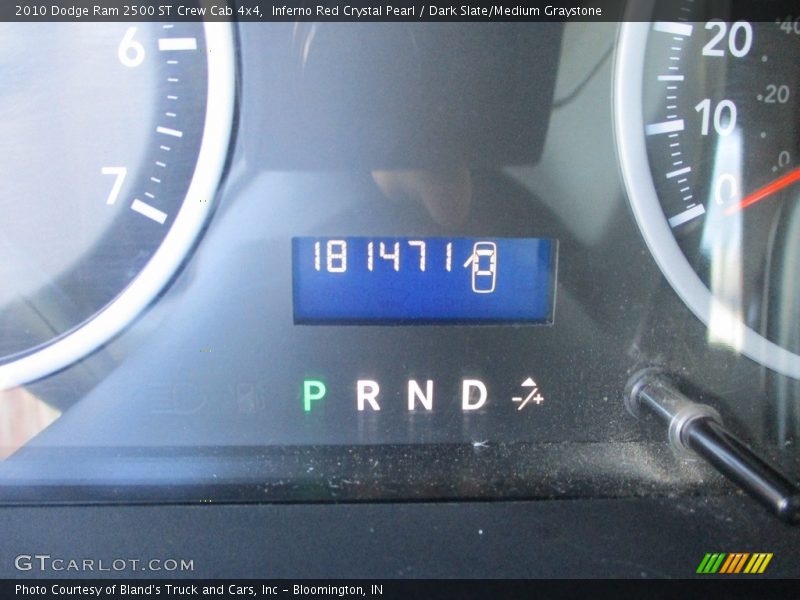 Inferno Red Crystal Pearl / Dark Slate/Medium Graystone 2010 Dodge Ram 2500 ST Crew Cab 4x4