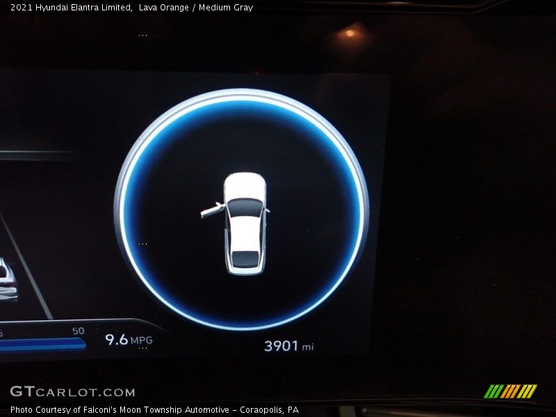 Lava Orange / Medium Gray 2021 Hyundai Elantra Limited
