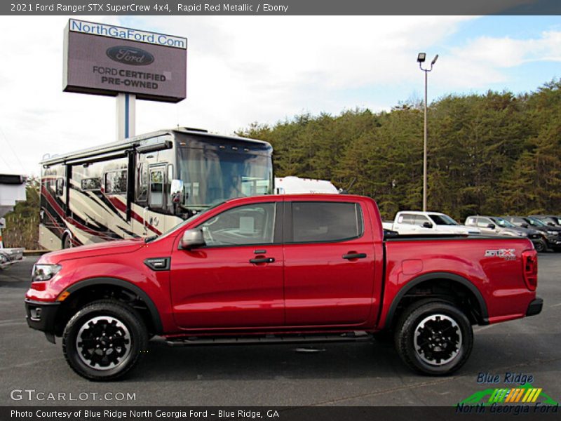 Rapid Red Metallic / Ebony 2021 Ford Ranger STX SuperCrew 4x4