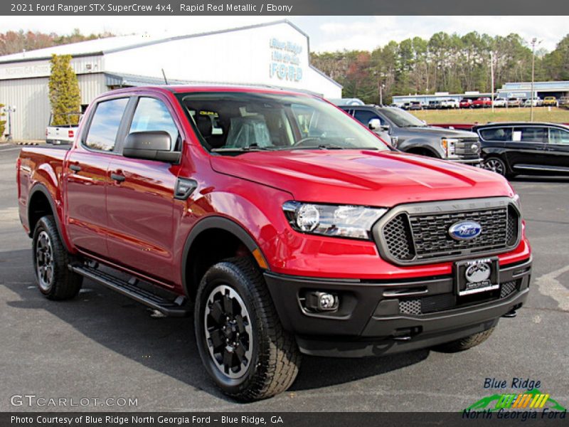 Rapid Red Metallic / Ebony 2021 Ford Ranger STX SuperCrew 4x4