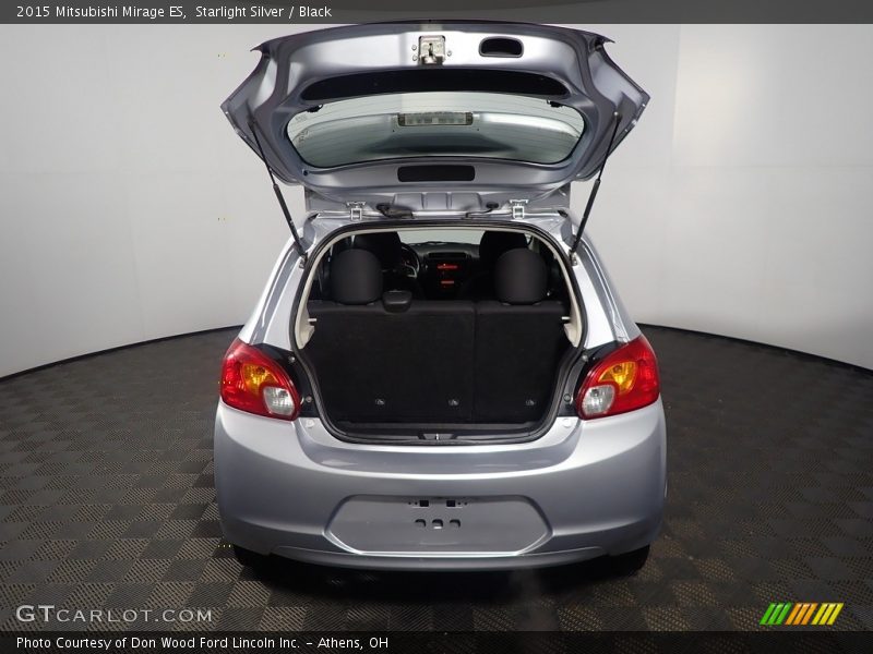 Starlight Silver / Black 2015 Mitsubishi Mirage ES