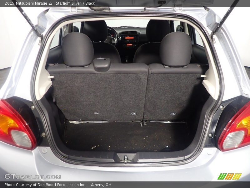 Starlight Silver / Black 2015 Mitsubishi Mirage ES