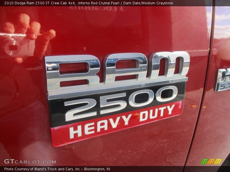 Inferno Red Crystal Pearl / Dark Slate/Medium Graystone 2010 Dodge Ram 2500 ST Crew Cab 4x4