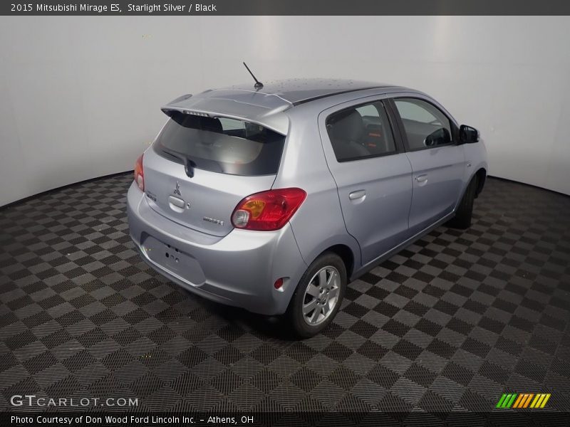 Starlight Silver / Black 2015 Mitsubishi Mirage ES