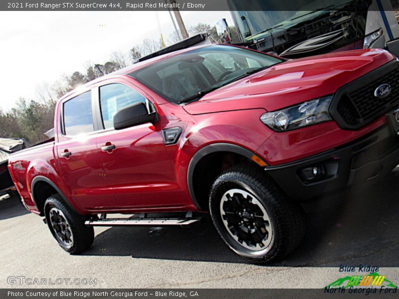 Rapid Red Metallic / Ebony 2021 Ford Ranger STX SuperCrew 4x4