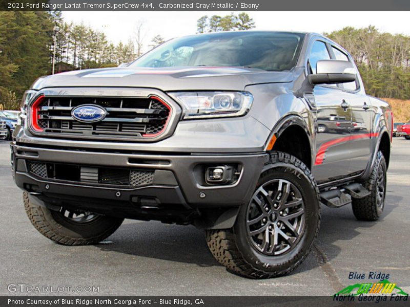 Carbonized Gray Metallic / Ebony 2021 Ford Ranger Lariat Tremor SuperCrew 4x4