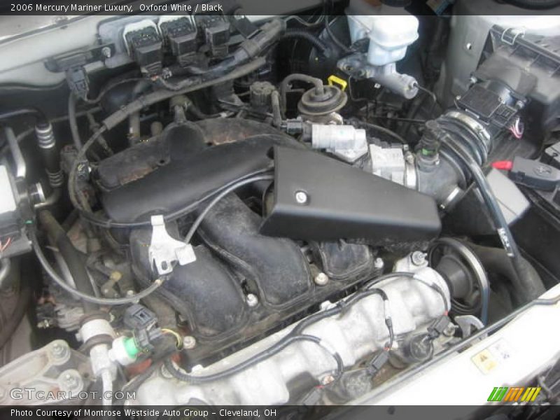 Oxford White / Black 2006 Mercury Mariner Luxury