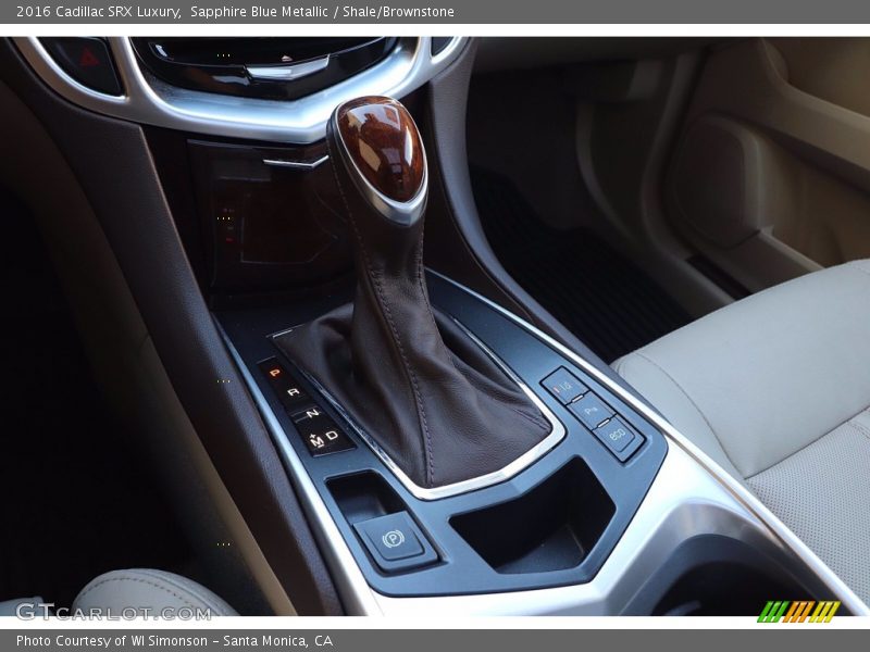 Sapphire Blue Metallic / Shale/Brownstone 2016 Cadillac SRX Luxury