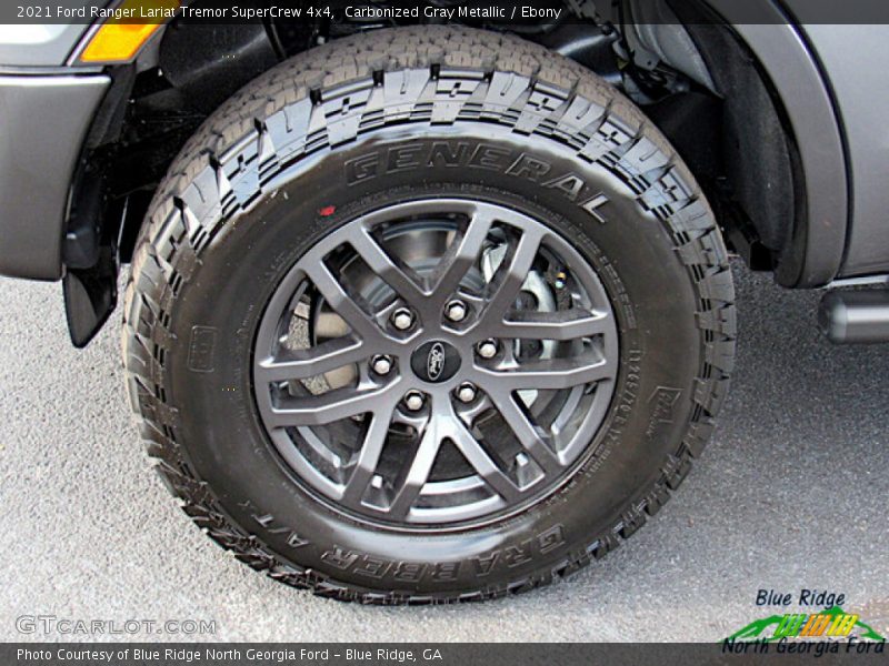 Carbonized Gray Metallic / Ebony 2021 Ford Ranger Lariat Tremor SuperCrew 4x4