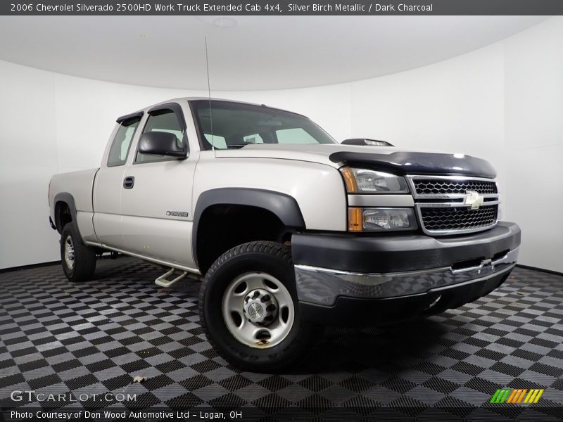 Silver Birch Metallic / Dark Charcoal 2006 Chevrolet Silverado 2500HD Work Truck Extended Cab 4x4
