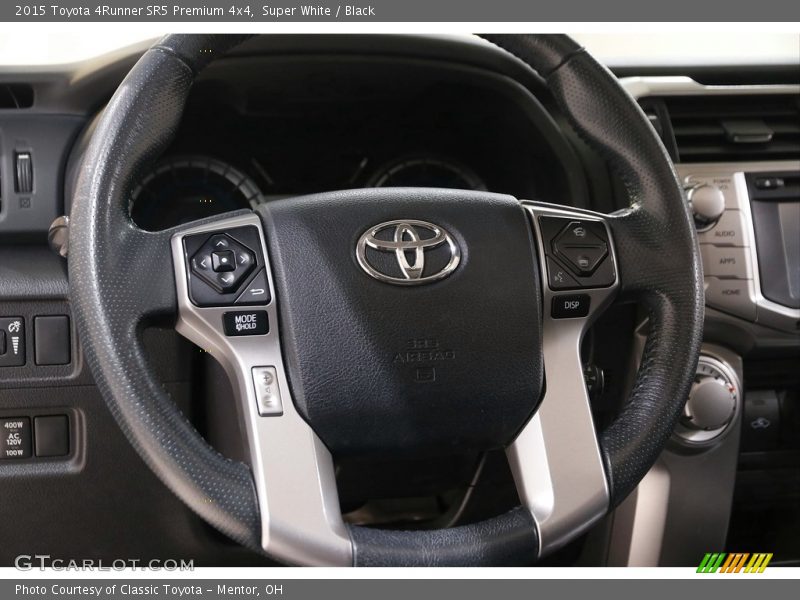 Super White / Black 2015 Toyota 4Runner SR5 Premium 4x4