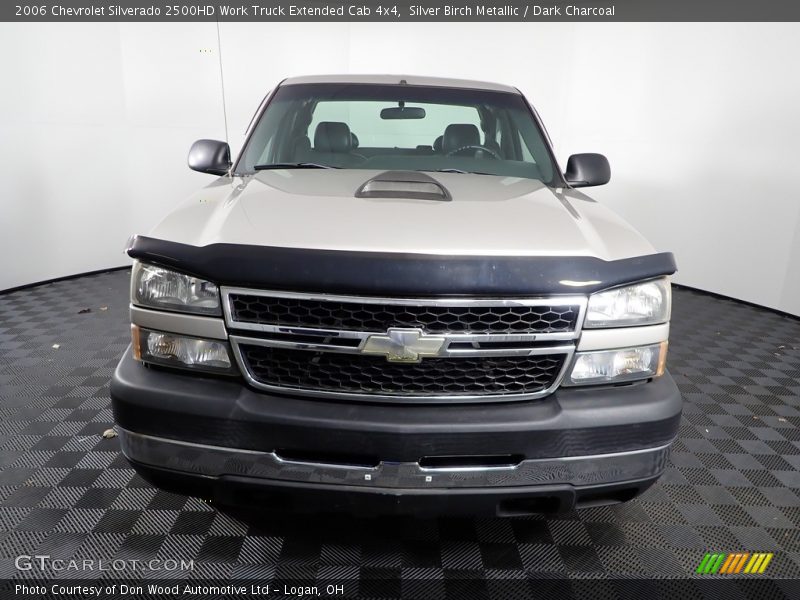 Silver Birch Metallic / Dark Charcoal 2006 Chevrolet Silverado 2500HD Work Truck Extended Cab 4x4