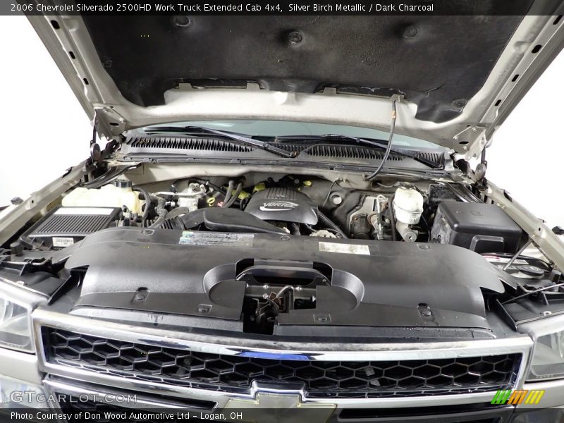 Silver Birch Metallic / Dark Charcoal 2006 Chevrolet Silverado 2500HD Work Truck Extended Cab 4x4