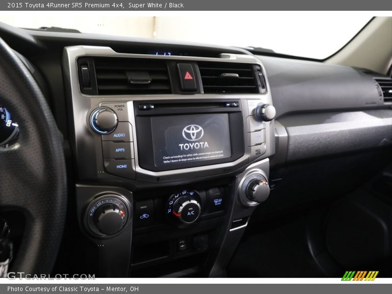 Super White / Black 2015 Toyota 4Runner SR5 Premium 4x4