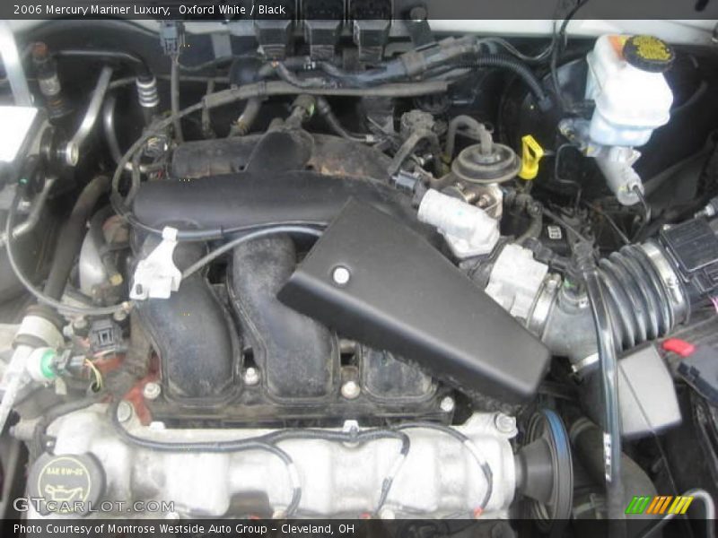 Oxford White / Black 2006 Mercury Mariner Luxury