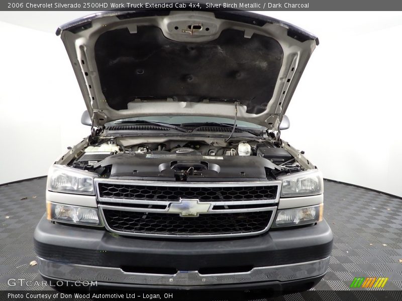 Silver Birch Metallic / Dark Charcoal 2006 Chevrolet Silverado 2500HD Work Truck Extended Cab 4x4