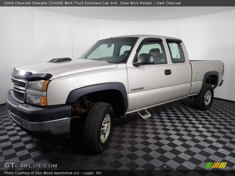 Silver Birch Metallic / Dark Charcoal 2006 Chevrolet Silverado 2500HD Work Truck Extended Cab 4x4