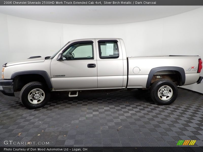 Silver Birch Metallic / Dark Charcoal 2006 Chevrolet Silverado 2500HD Work Truck Extended Cab 4x4