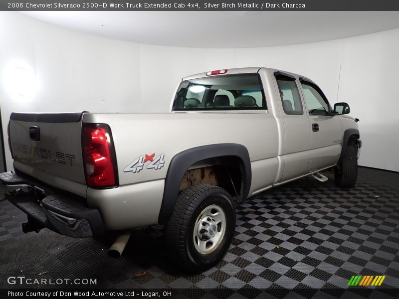 Silver Birch Metallic / Dark Charcoal 2006 Chevrolet Silverado 2500HD Work Truck Extended Cab 4x4