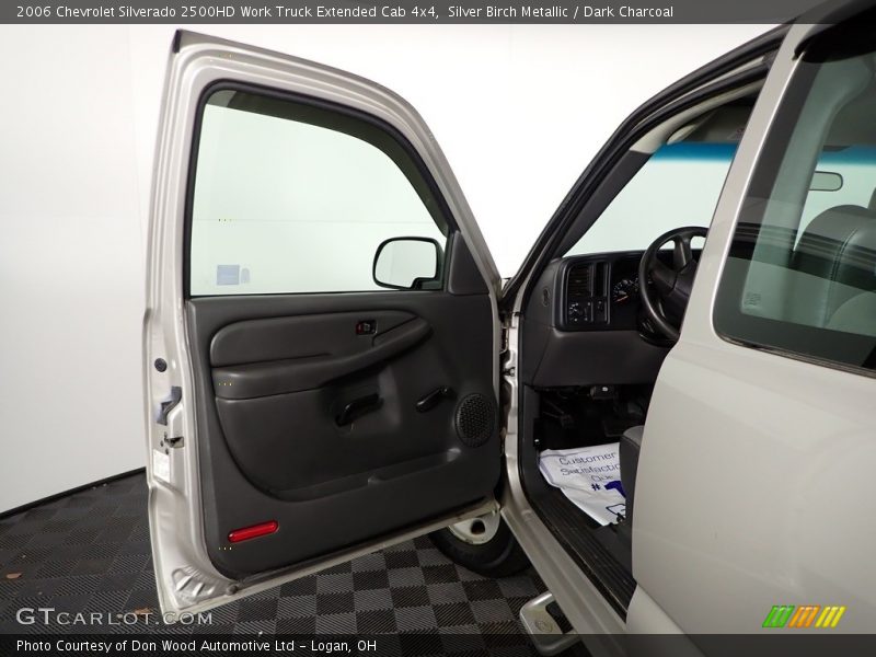 Silver Birch Metallic / Dark Charcoal 2006 Chevrolet Silverado 2500HD Work Truck Extended Cab 4x4