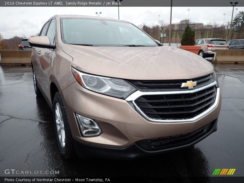 Sandy Ridge Metallic / Jet Black 2019 Chevrolet Equinox LT AWD