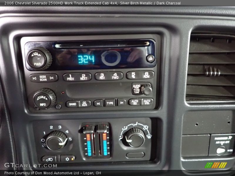 Silver Birch Metallic / Dark Charcoal 2006 Chevrolet Silverado 2500HD Work Truck Extended Cab 4x4