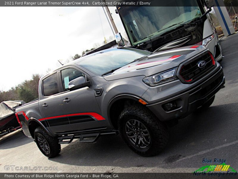 Carbonized Gray Metallic / Ebony 2021 Ford Ranger Lariat Tremor SuperCrew 4x4