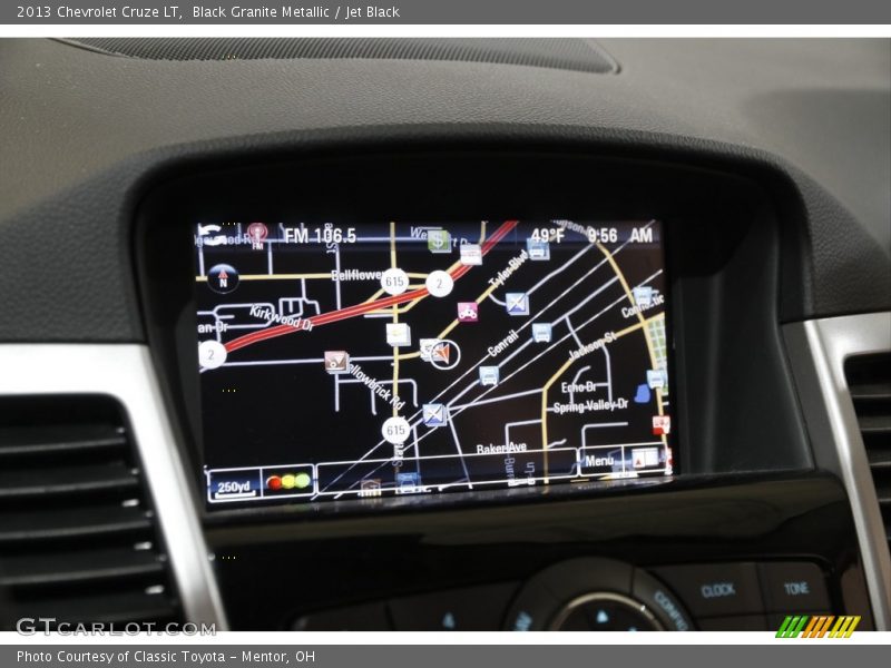 Navigation of 2013 Cruze LT