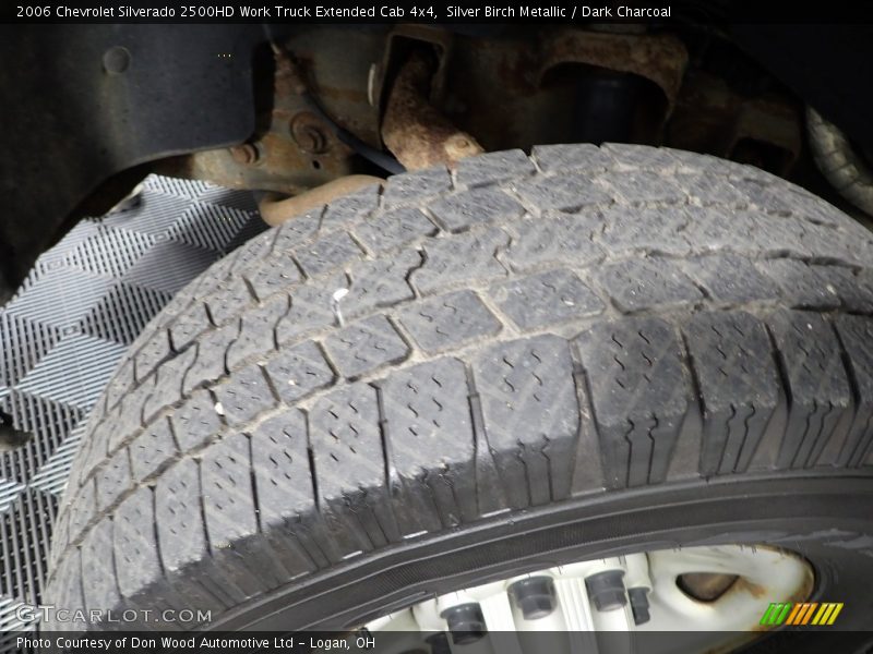 Silver Birch Metallic / Dark Charcoal 2006 Chevrolet Silverado 2500HD Work Truck Extended Cab 4x4