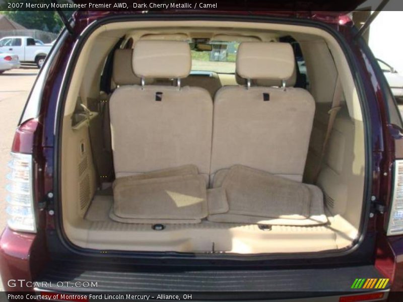Dark Cherry Metallic / Camel 2007 Mercury Mountaineer Premier AWD