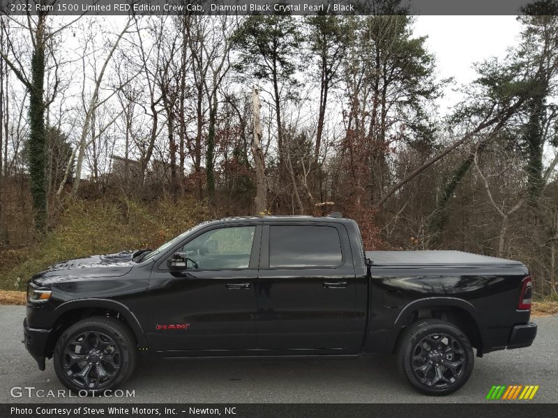  2022 1500 Limited RED Edition Crew Cab Diamond Black Crystal Pearl