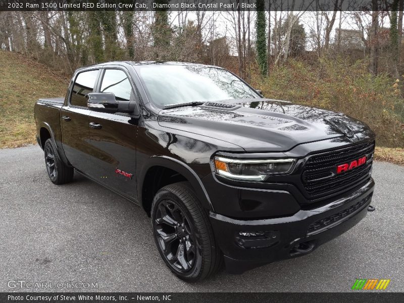 Front 3/4 View of 2022 1500 Limited RED Edition Crew Cab