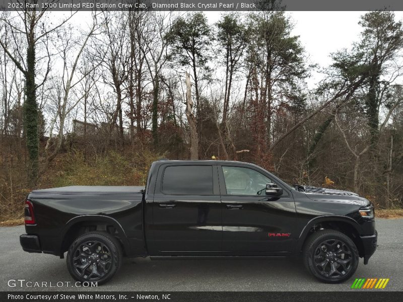 2022 1500 Limited RED Edition Crew Cab Diamond Black Crystal Pearl