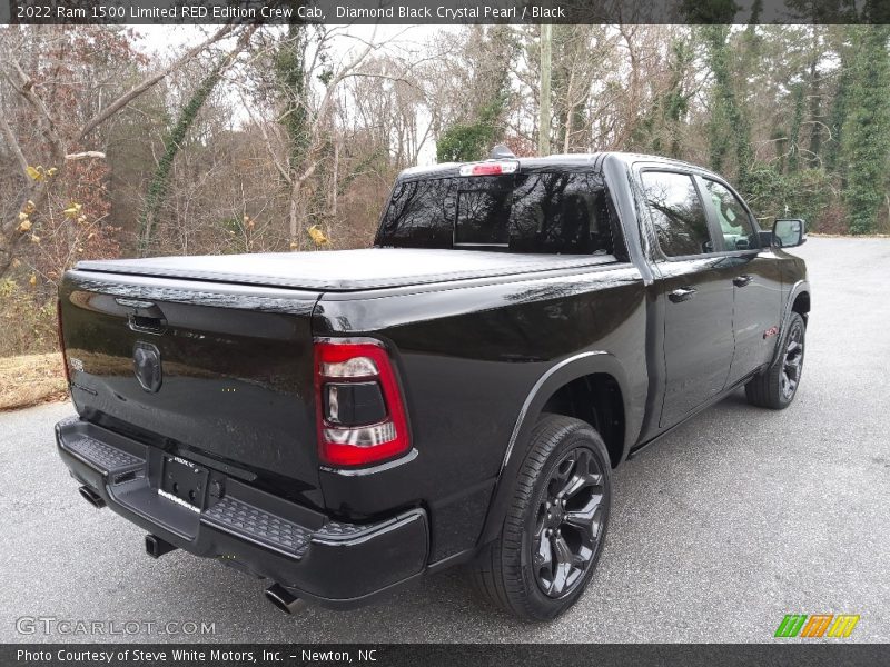Diamond Black Crystal Pearl / Black 2022 Ram 1500 Limited RED Edition Crew Cab