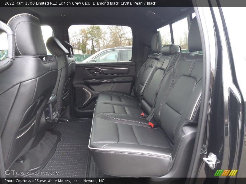 Rear Seat of 2022 1500 Limited RED Edition Crew Cab