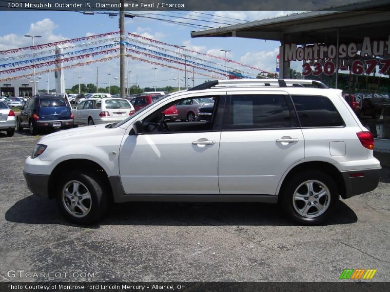 Diamond White Pearl / Charcoal 2003 Mitsubishi Outlander LS