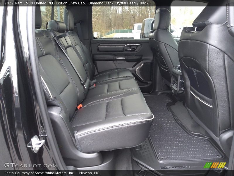 Rear Seat of 2022 1500 Limited RED Edition Crew Cab