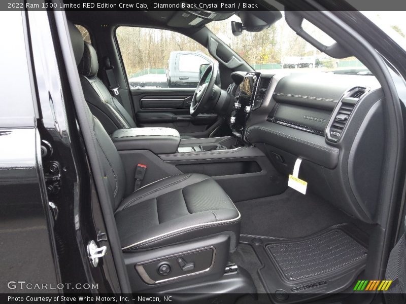 Front Seat of 2022 1500 Limited RED Edition Crew Cab