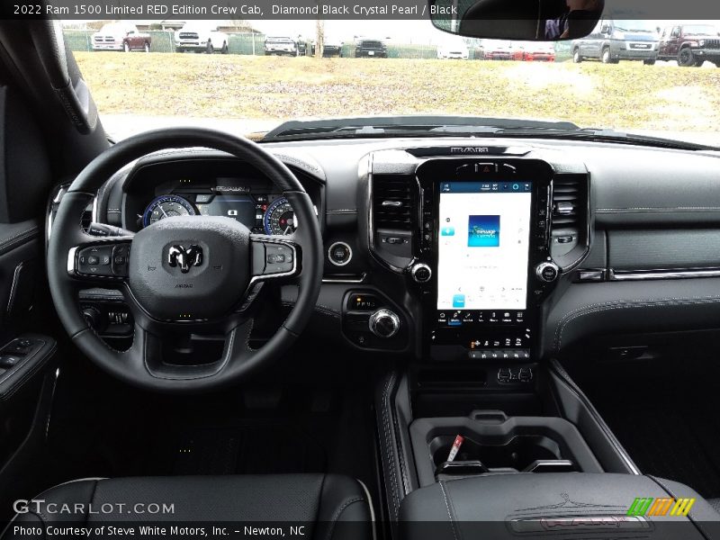 Dashboard of 2022 1500 Limited RED Edition Crew Cab