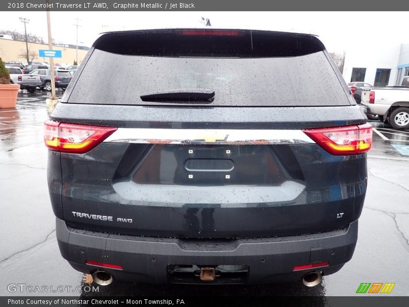 Graphite Metallic / Jet Black 2018 Chevrolet Traverse LT AWD